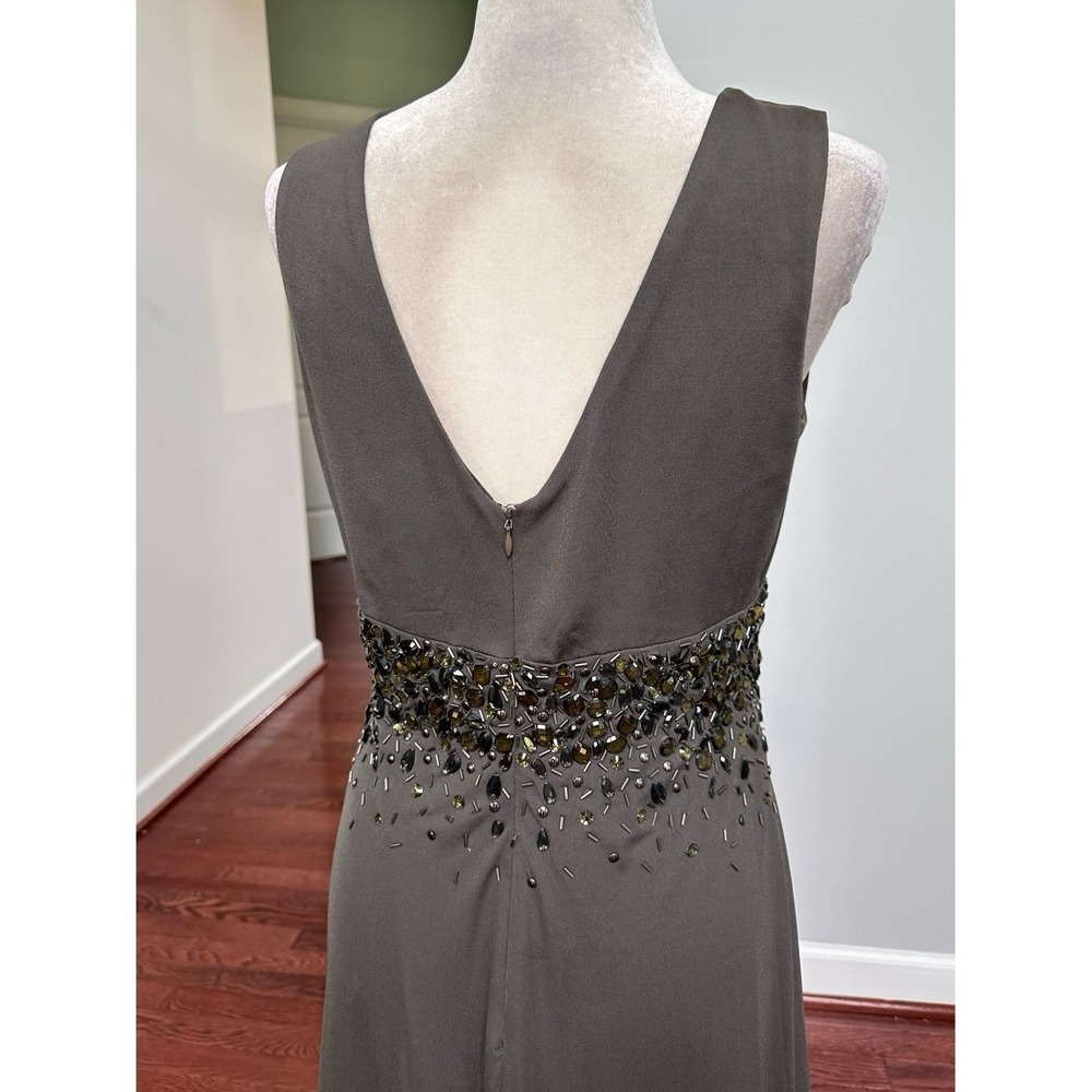 JS Boutique Beaded Embellished Feminine Ethereal Goddess Gown Dress Size 10 - Picture 7 of 12